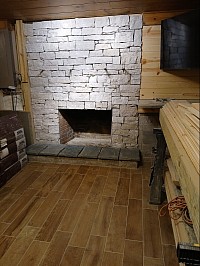 THIS WEEKS TOP PIC - Drystack stone on fireplace